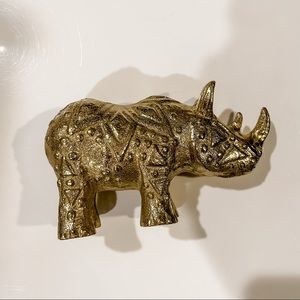West Elm decorative rhino